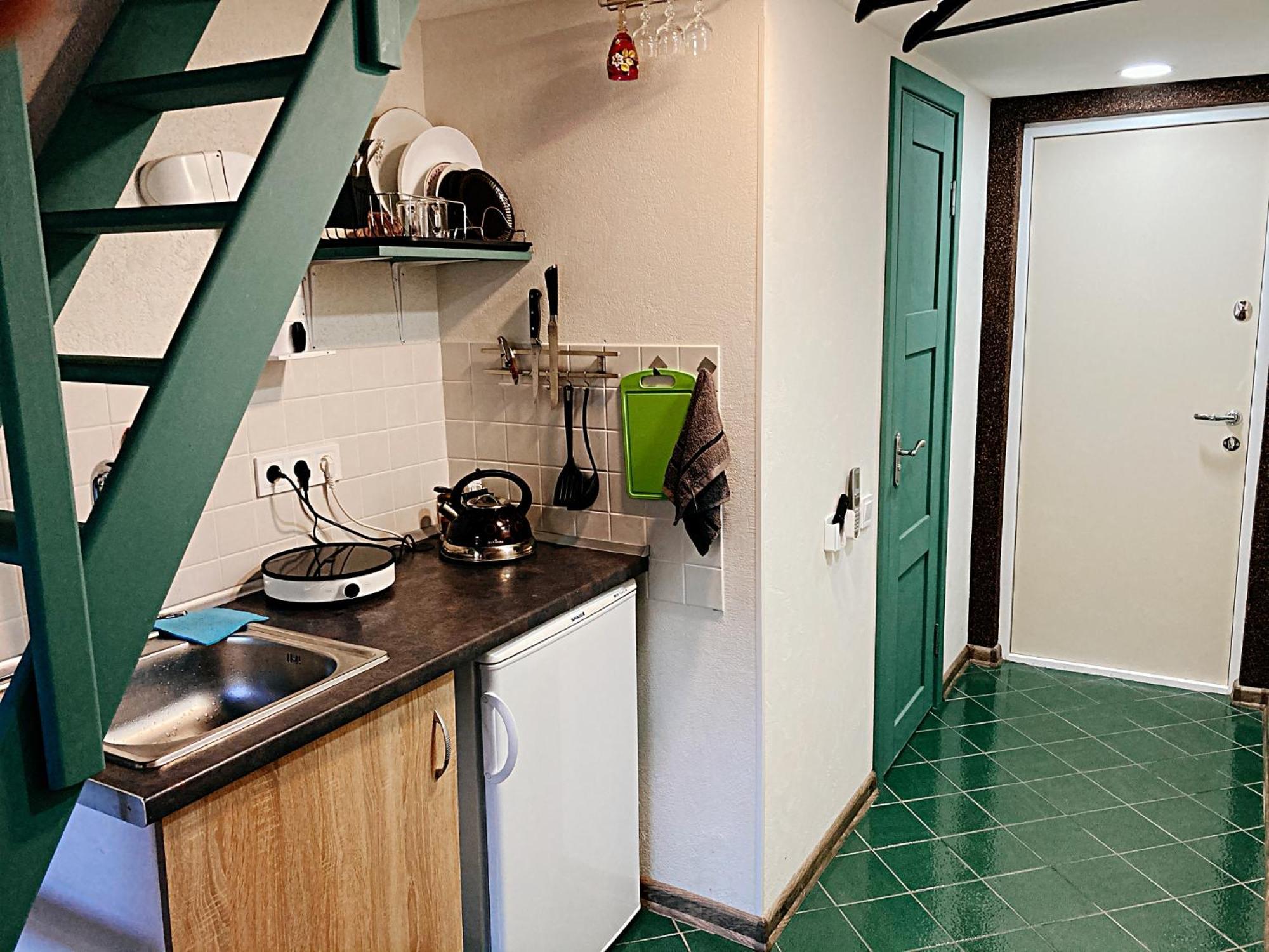 Apartemen studio 19 m² dengan 1 kamar mandi pribadi di Pusat Kota Odessa Bagian luar foto